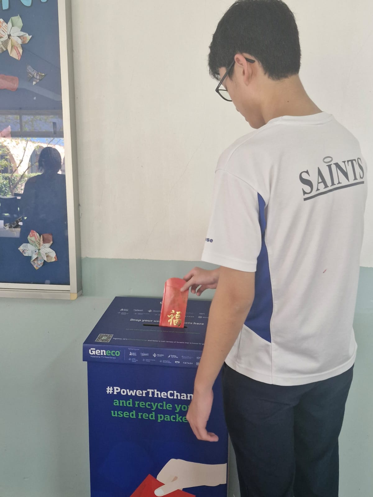 St Andrew's Junior College Eco environmental club is going green and consistently places in the top3 schools for The Bettering Branch's Recycle Red! Junior College Competition